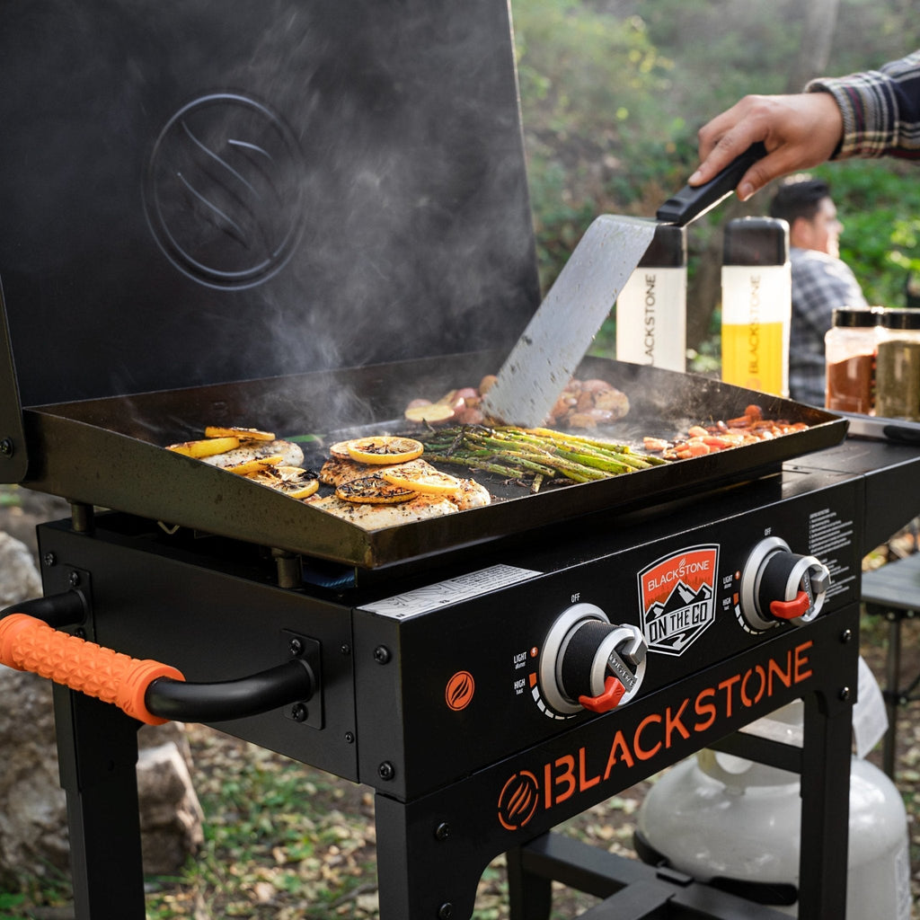 Blackstone On The Go Portable 22 Inch Cart Griddle With Hood