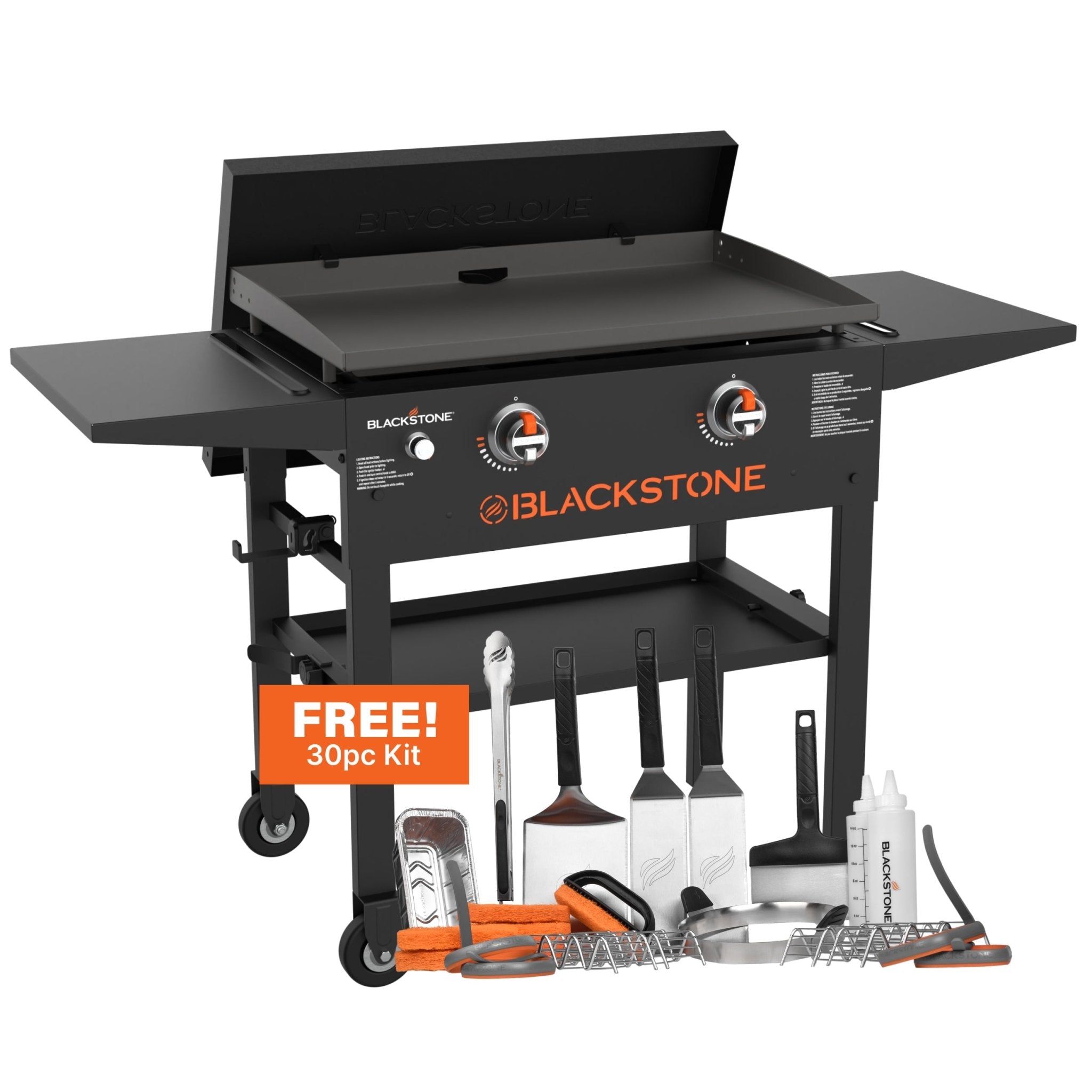 Blackstone 28 Inch Griddle With Hard Cover Bundle 30 Piece