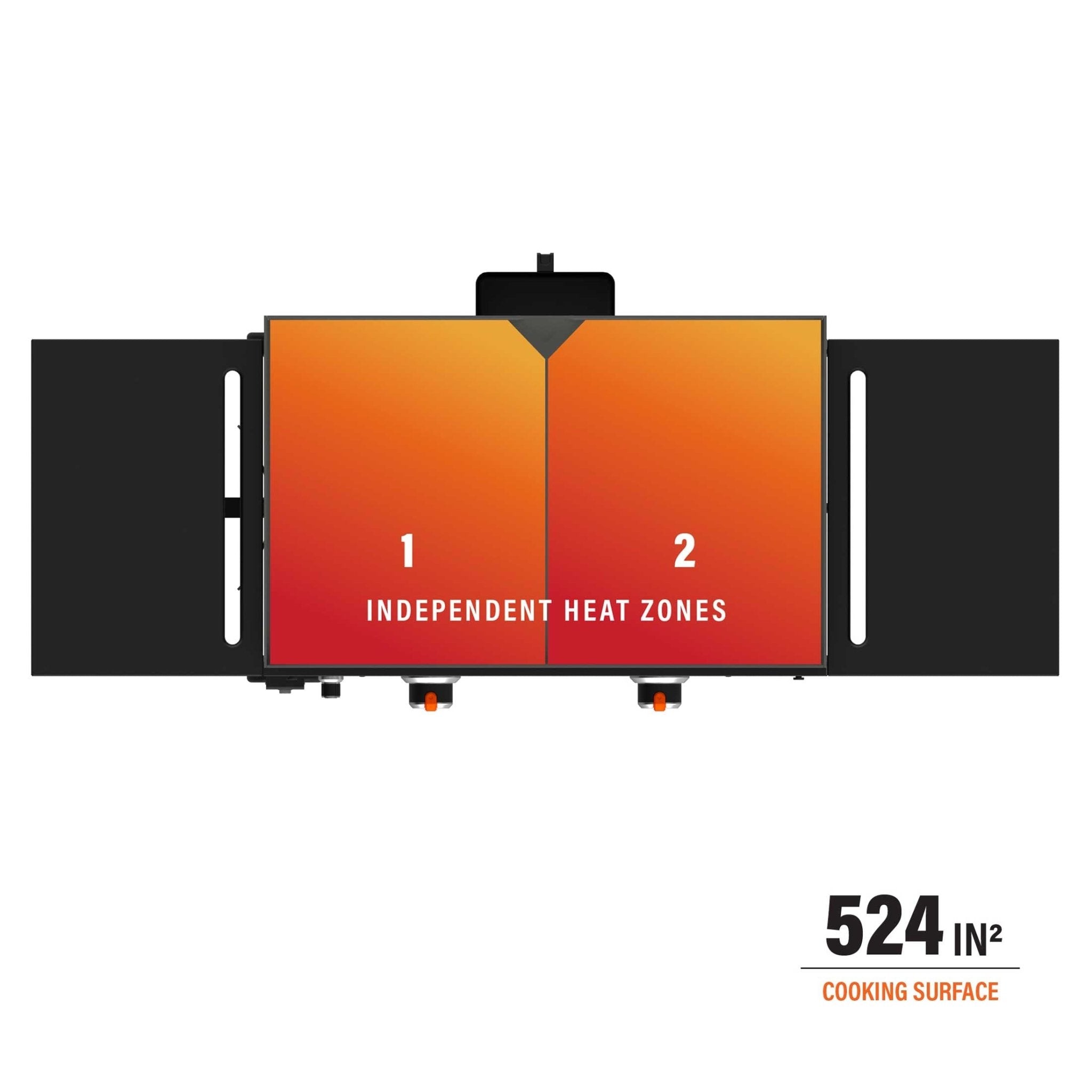 Blackstone 28 Inch Griddle With Hard Cover Two Zone Heat