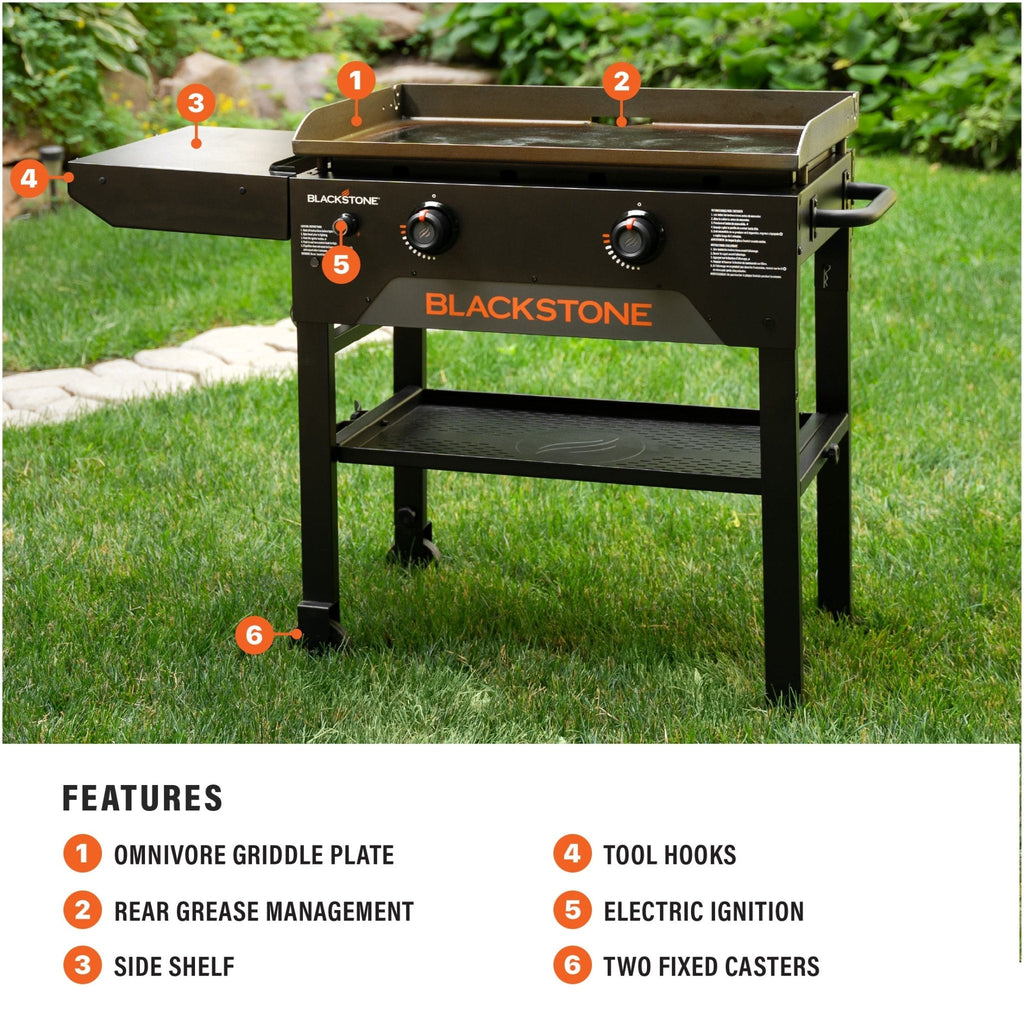 Blackstone 28 Inch Omnivore Griddle For Outdoor Cooking