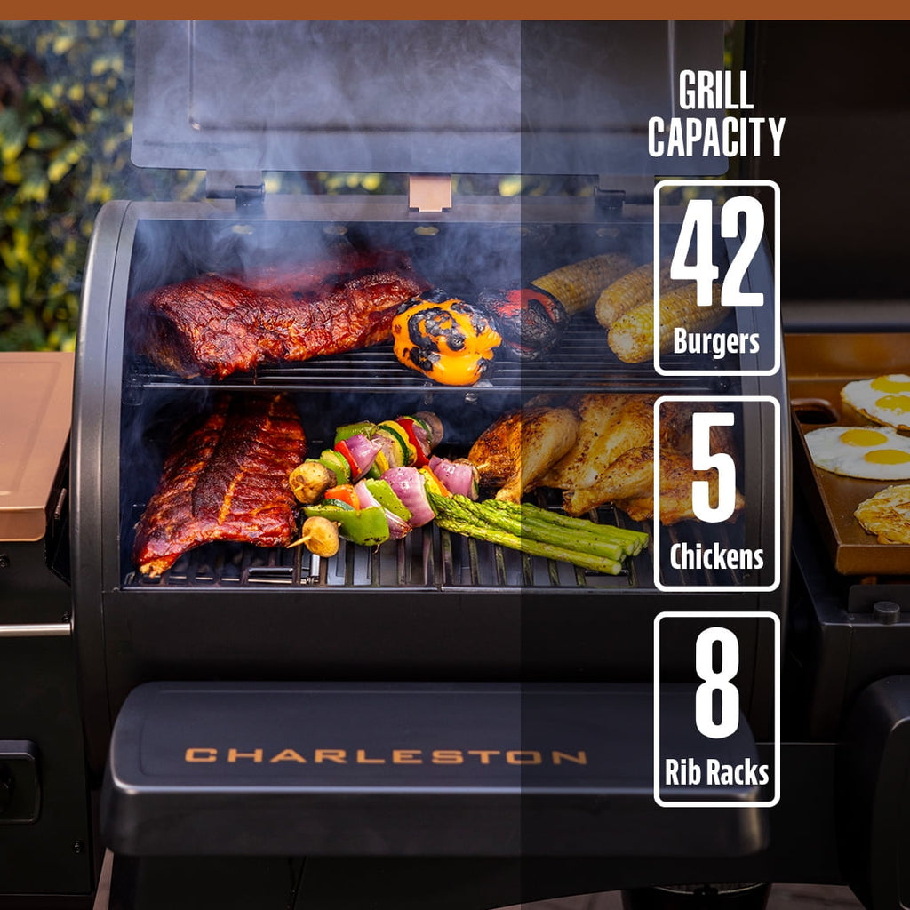 Pit Boss Charleston 1000 Sq In Pellet Grill And Griddle