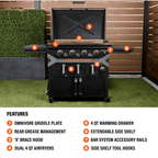 Blackstone Iron Forged 36 Inch Griddle Airfryer Combo