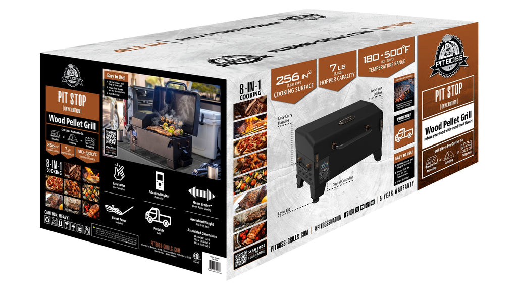 Pit Boss Onyx Tabletop Pellet Smoker 250 Sq In