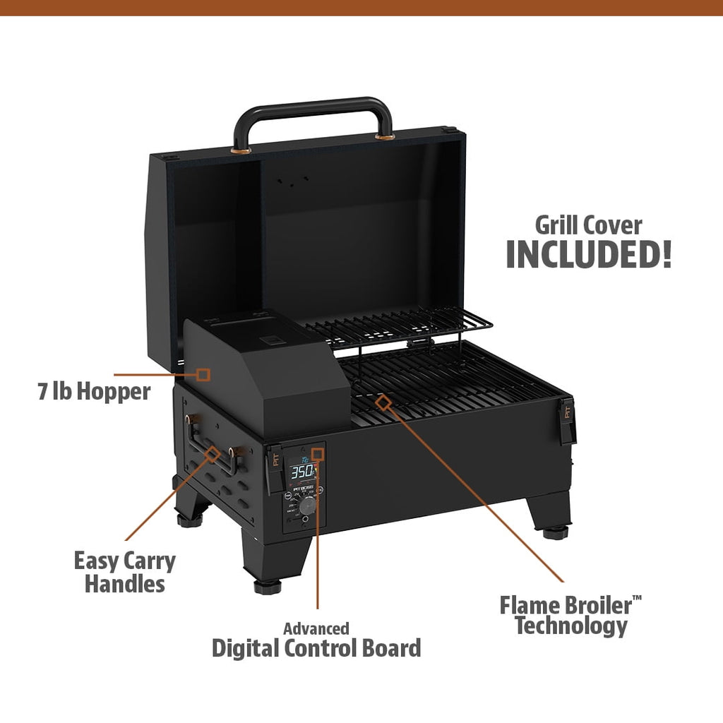 Pit Boss Onyx Tabletop Pellet Smoker 250 Sq In