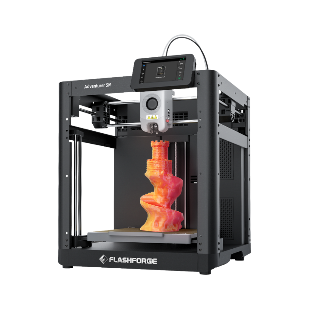 Flashforge Adventurer 5M 3D Printer, 600mm/s High Speed, Beginner-friendly