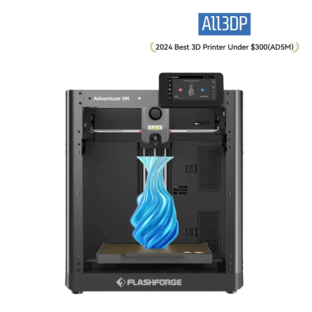 Flashforge Adventurer 5M 3D Printer, 600mm/s High Speed, Beginner-friendly