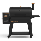 Pit Boss Pellet Smoker, Savannah 1500 Square Inch Wood Fired Pellet Grill, Onyx Series