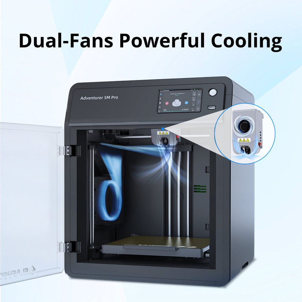 Flashforge Adventurer 5M Pro 3D Printer, Enclosed CoXY Metal Structure, Safe for Home Use