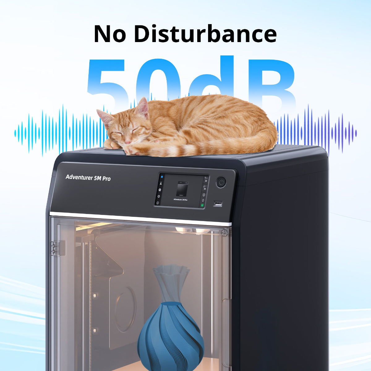 Flashforge Adventurer 5M Pro 3D Printer, Enclosed CoXY Metal Structure, Safe for Home Use