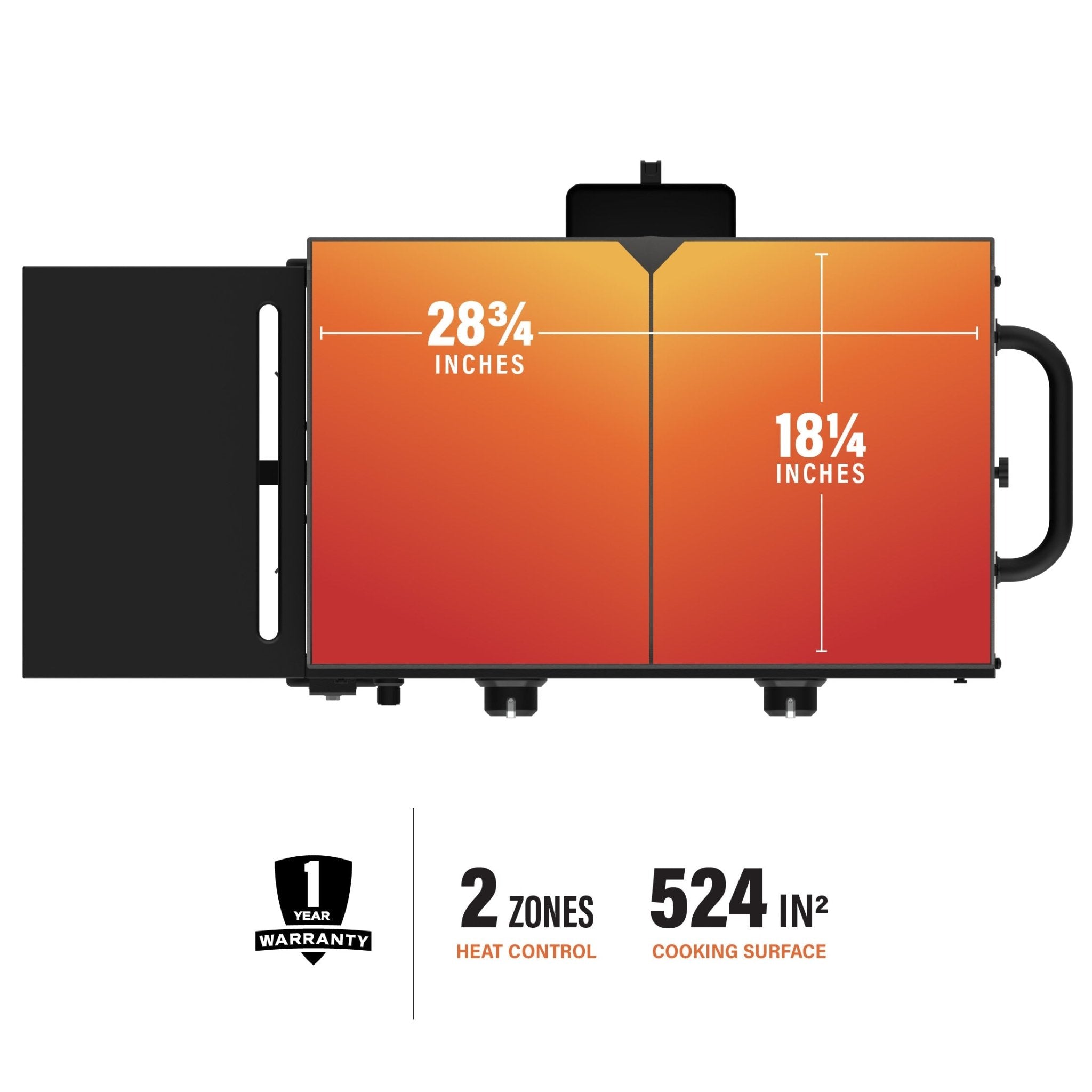 Blackstone 28 Inch Griddle Station Two Burner 34K BTU