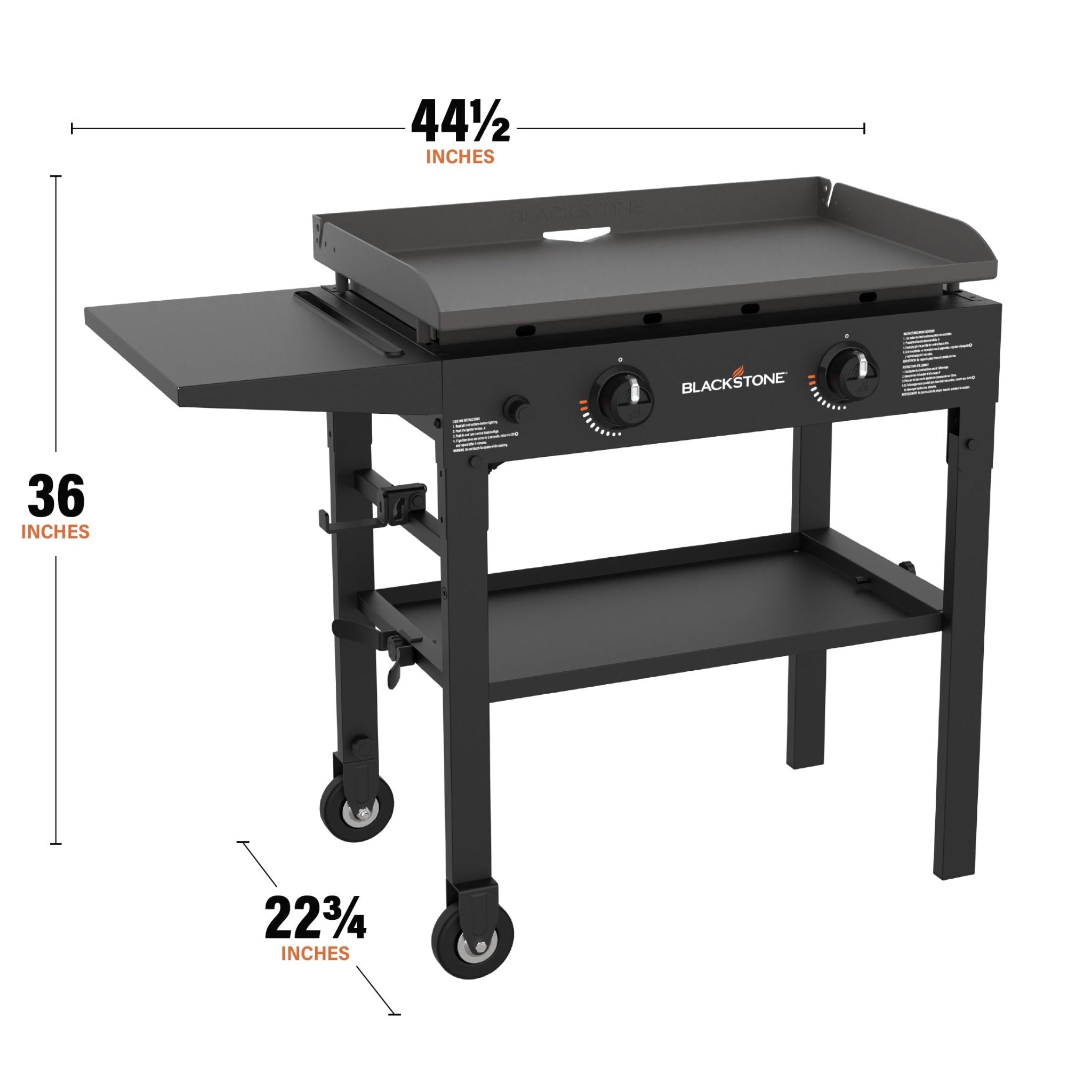 Blackstone 28 Inch Griddle Station Two Burner 34K BTU