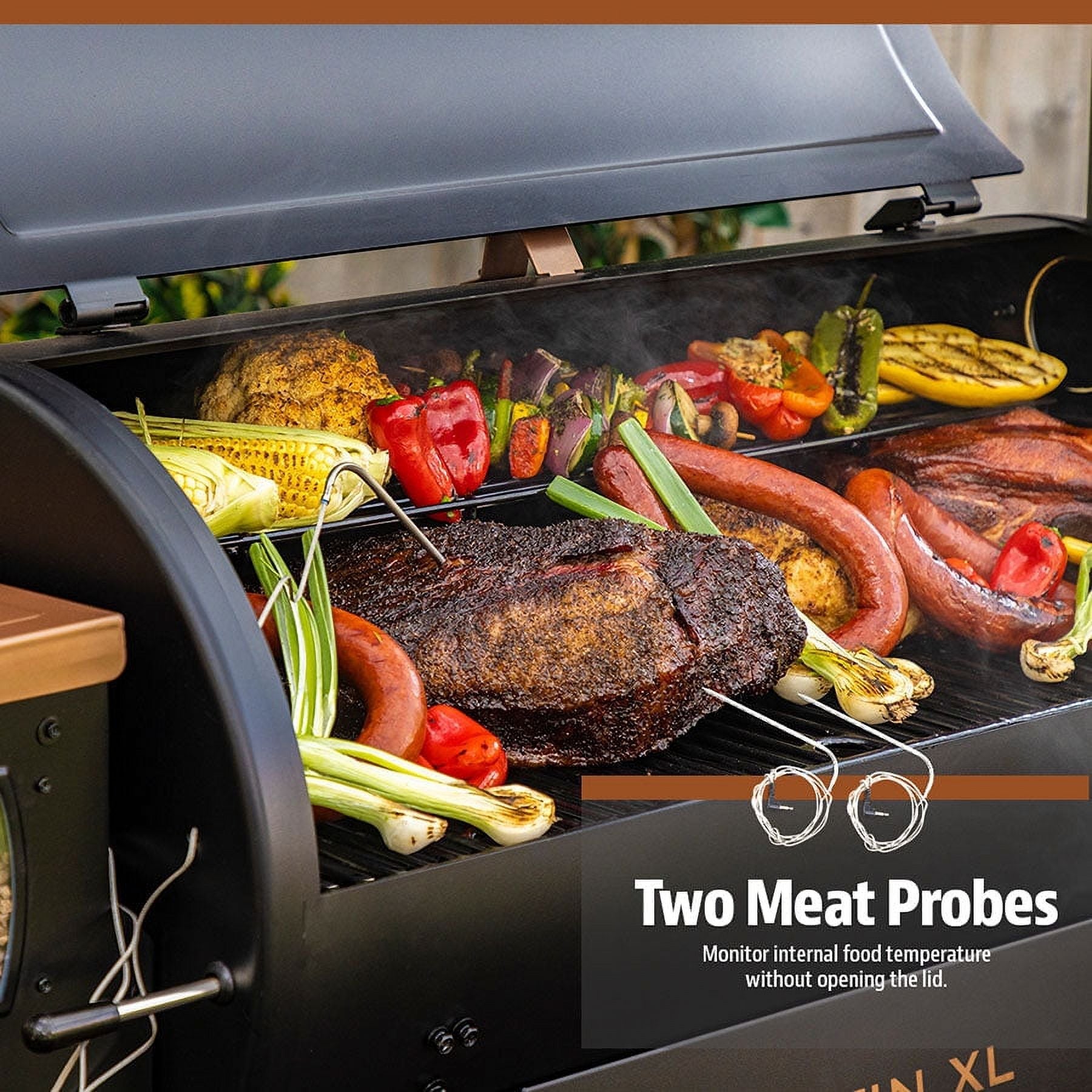Pit Boss Austin XL 1000 Connected Wood Pellet Grill - Onyx Edition with Bluetooth and Wi-Fi