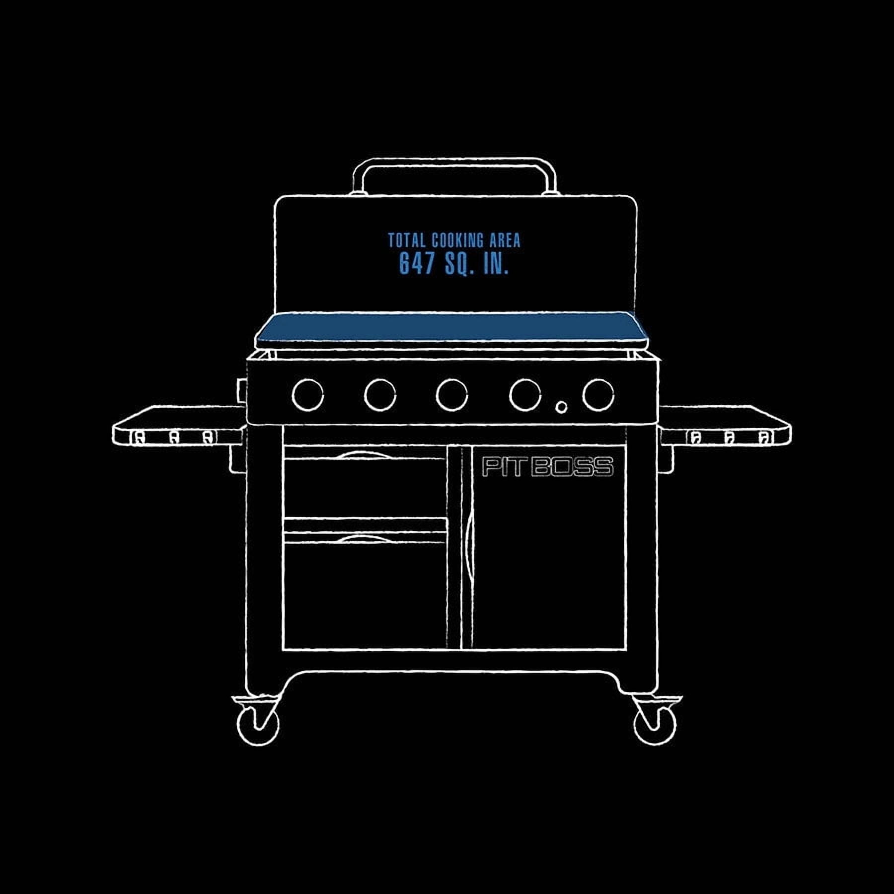 Pit Boss Ultimate 36 Inch 5 Burner Gas Griddle