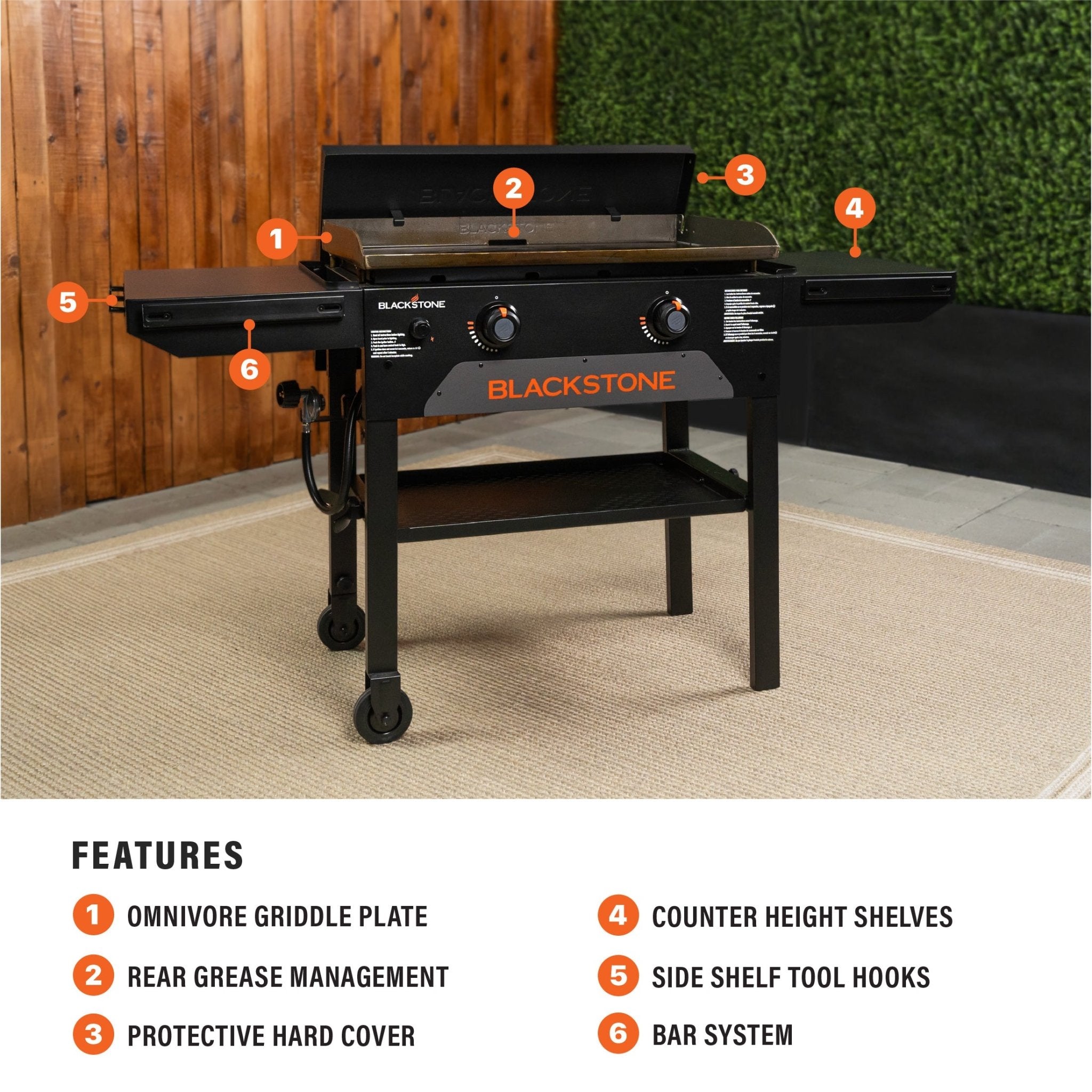 Blackstone 28 Inch Griddle With Hard Cover Bundle